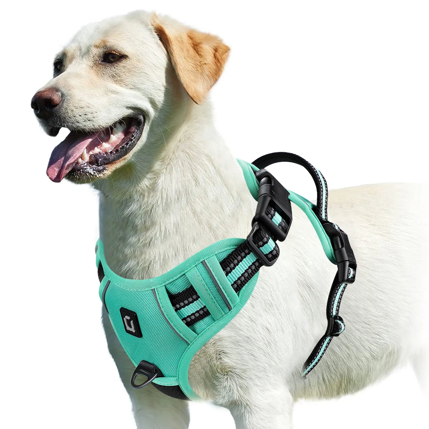 No-Pull Dog Harness – Adjustable Padded Vest with Reflective Straps & Easy Control Handle