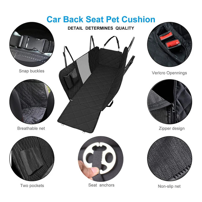 Waterproof Car Dog Seat Cover – Luxury Protection for Clean, Stress-Free Journeys