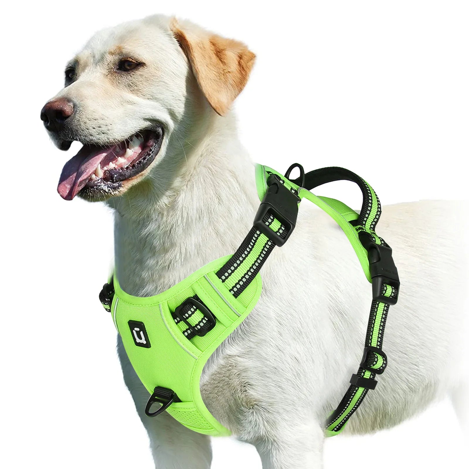 No-Pull Dog Harness – Adjustable Padded Vest with Reflective Straps & Easy Control Handle